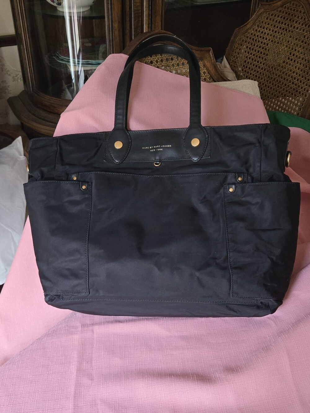 Marc by Marc Jacobs Black Nylon Tote Bag